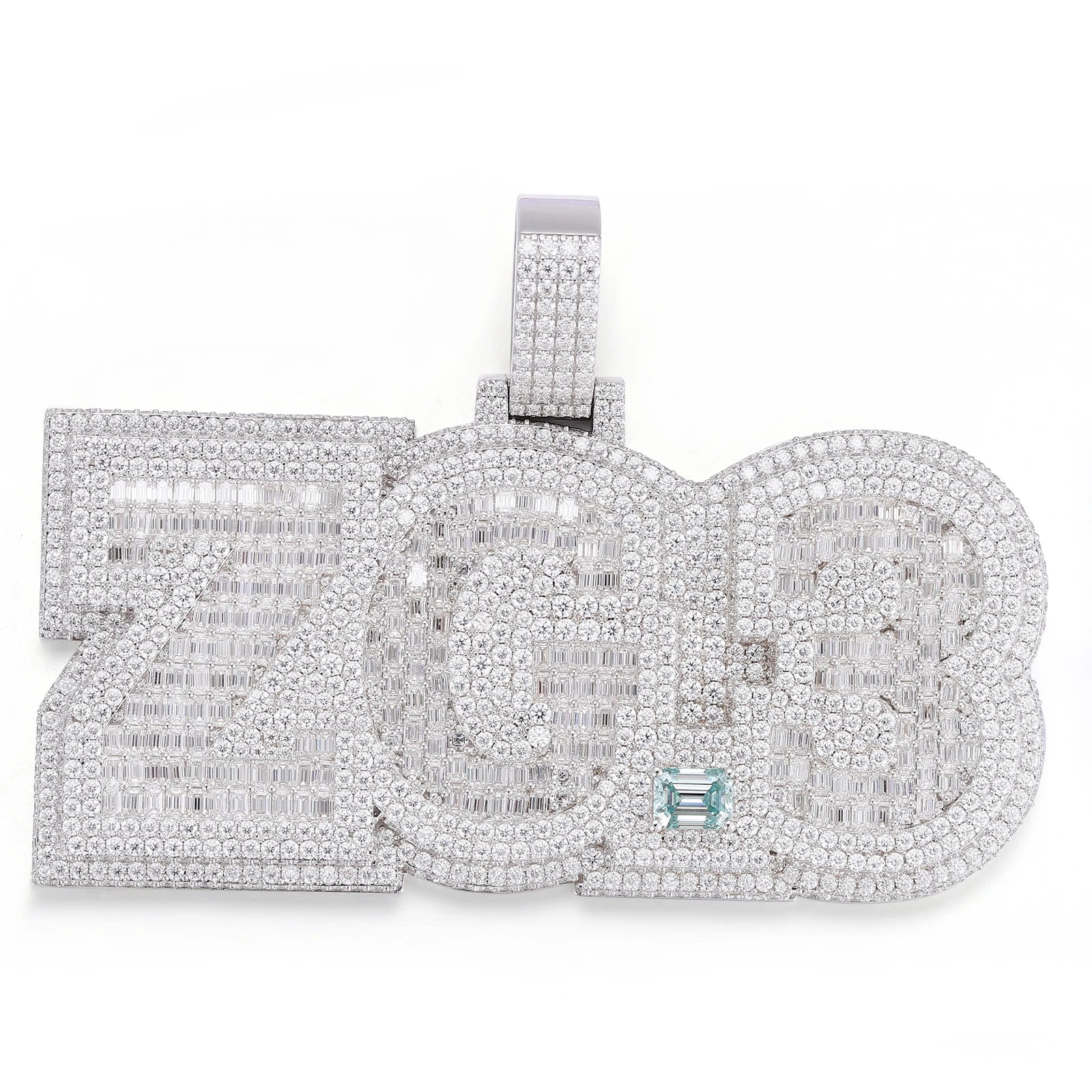 Provence Hip Hop Pendant for Men Moissanite Miami Fashion Rock Letter Pendant for Women Custom Jewelry