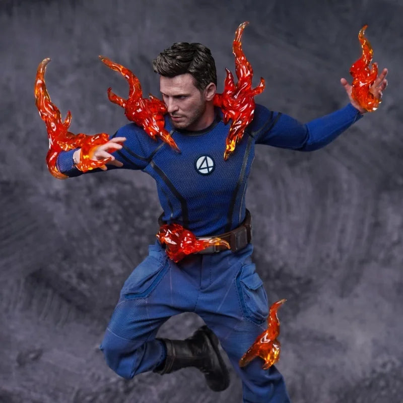 Hot Toys Deadpool & Wolverine Human Torch Mms789 1/6 Scale Collectible Figure Anime And Movie Merchandise Perfect Holiday Gift