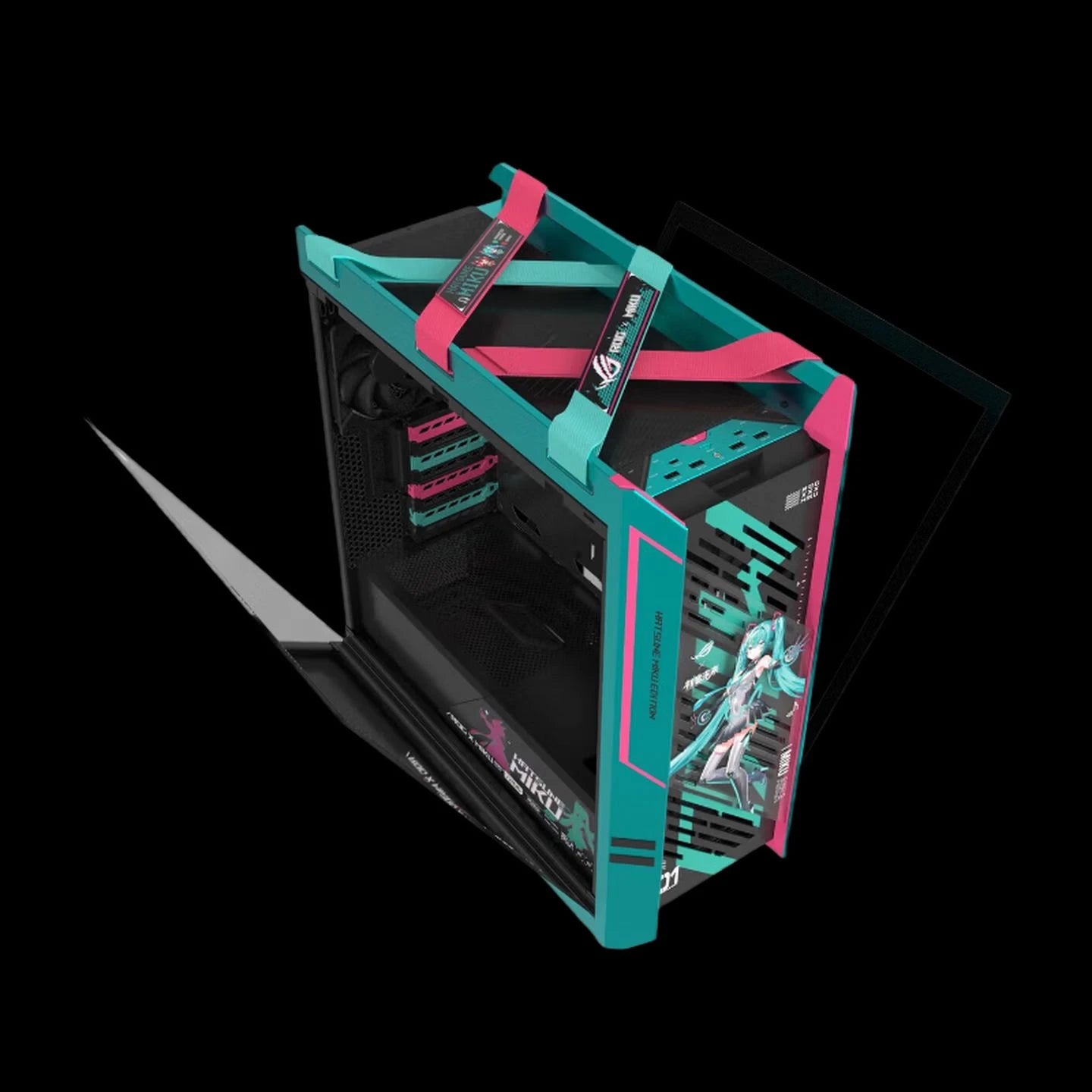 New ROG Strix Helios Gx601S ROJI Mid Tower Support 420mm Cooler ARGB for Gaming CASE Computer Case Only