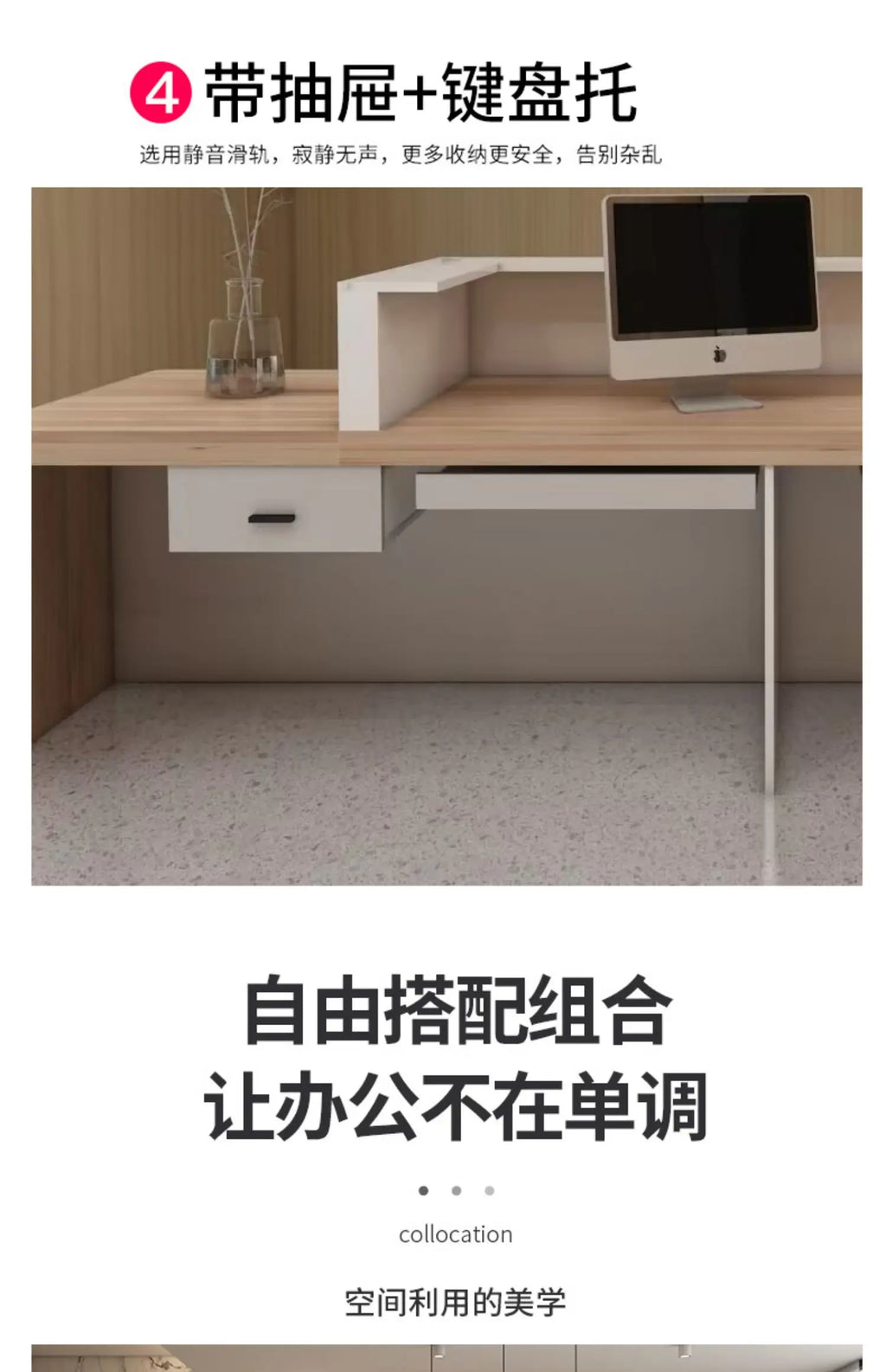 Italian Style Clothing Shop Reception Desks Hotel Luxury Beauty Salon Reception Desks Simplicity Office Furniture Recepce HBRD