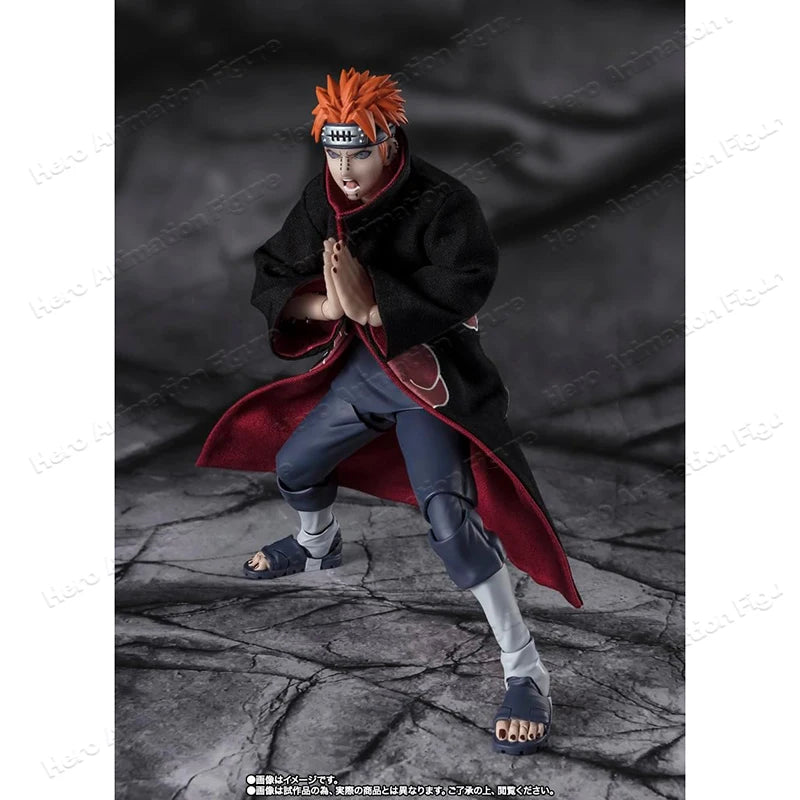 In Stock Original Bandai S.H.Figuarts Shf Naruto Shippuden Pain Tendo Stock Anime Action Collectible Figure Model Toy