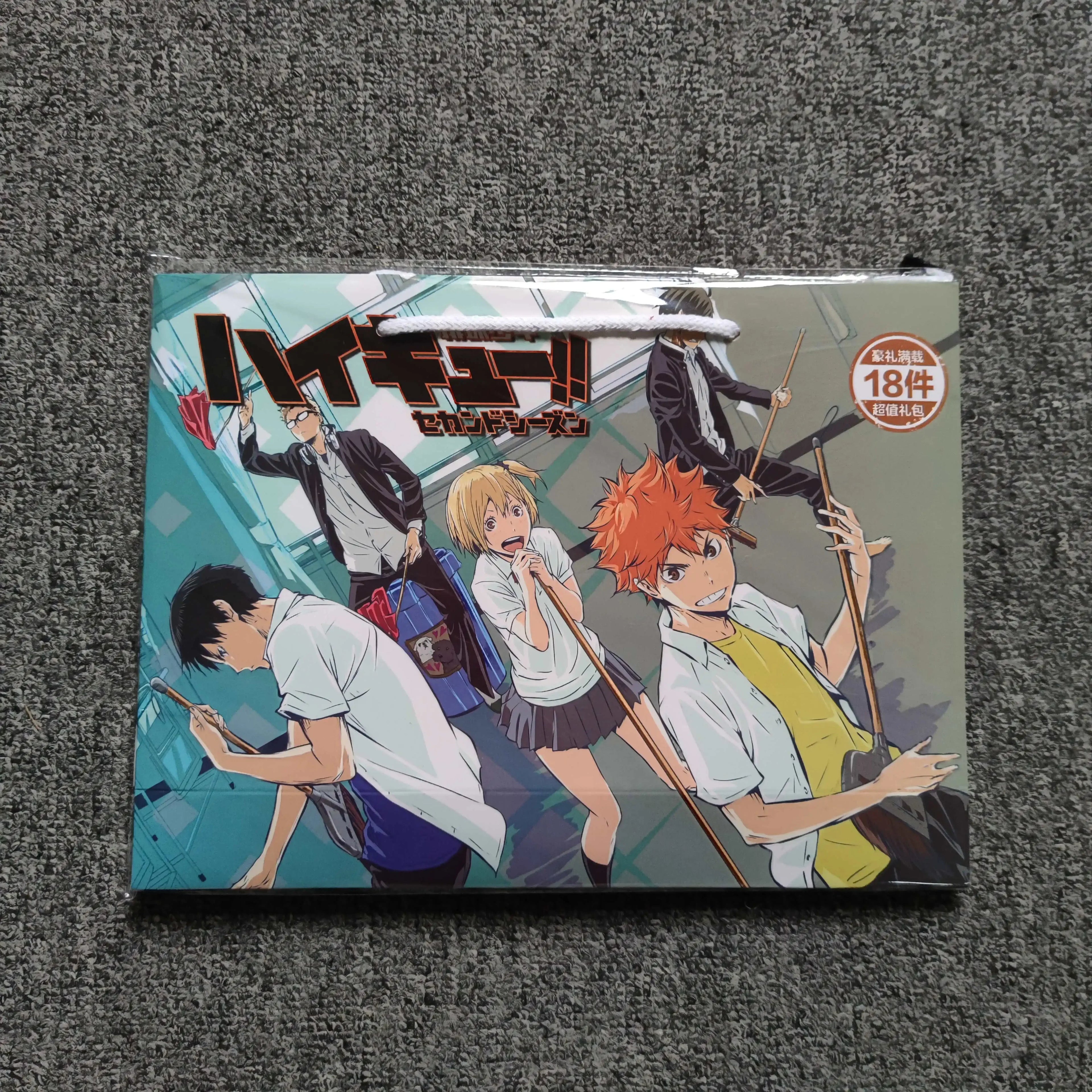 Anime Lucky Gift Bag Stray dogs ONE PIECE Genshin Impact Collection Toy Include Postcard Poster Bookmark Sleeves