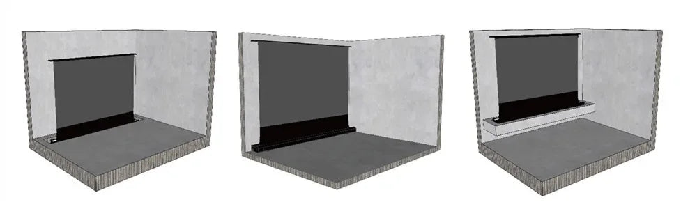 Motorized Fresnel ALR Floor Rising Projector Screen for Standard/Long Throw Projector, 8K Floor Stand Screen for Home Theater