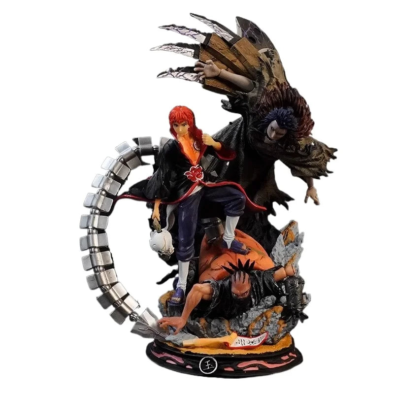 42cm New Naruto Anime Figure Sasori Peripheral PVC Model Scene Statue Desktop Decoration Ornaments Kids Birthday Gifts Toys
