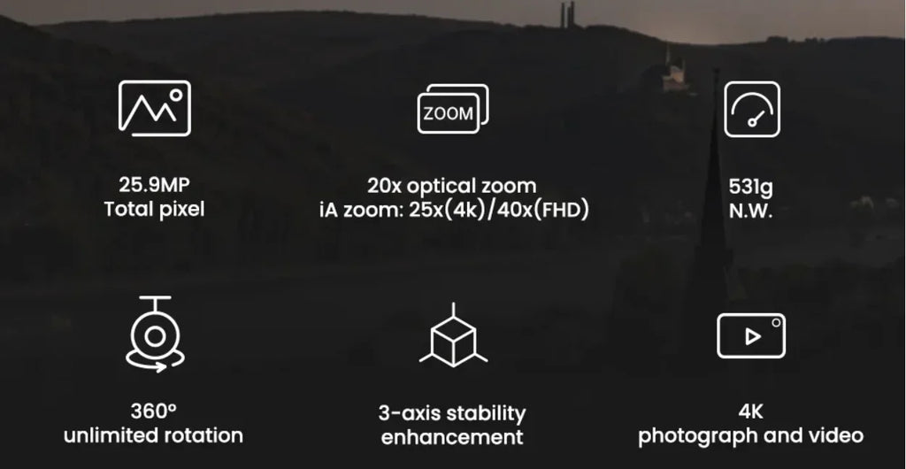 Z40K Single 4K HD 25x Zoom Gimbal Camera 3-Axis Gimbal  for Aerial Photography Patrol Inspection Drones Accessories