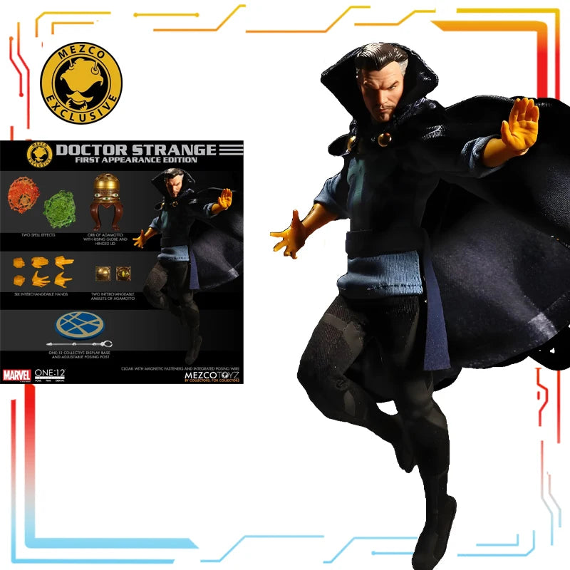 Golden Standard Mezco Original 1/12 Finished Product Movable Exquisite Figurine Marvel Anime Toys Model Festival Gift for Boys