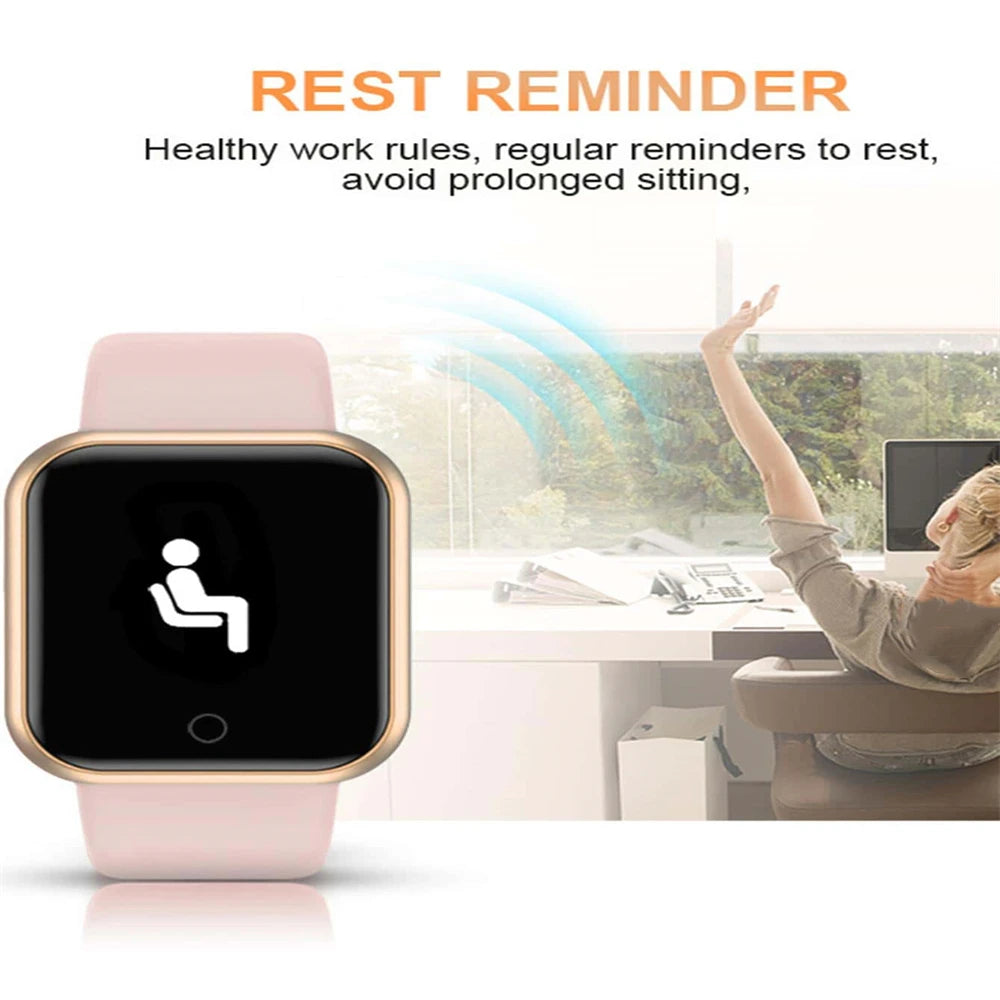 Men Smart Watches Color Screen Bluetooth Woman Fitness Sport Bracelet Health Sleep Monitor Electronic Clock Smartwatch Alarm Y68