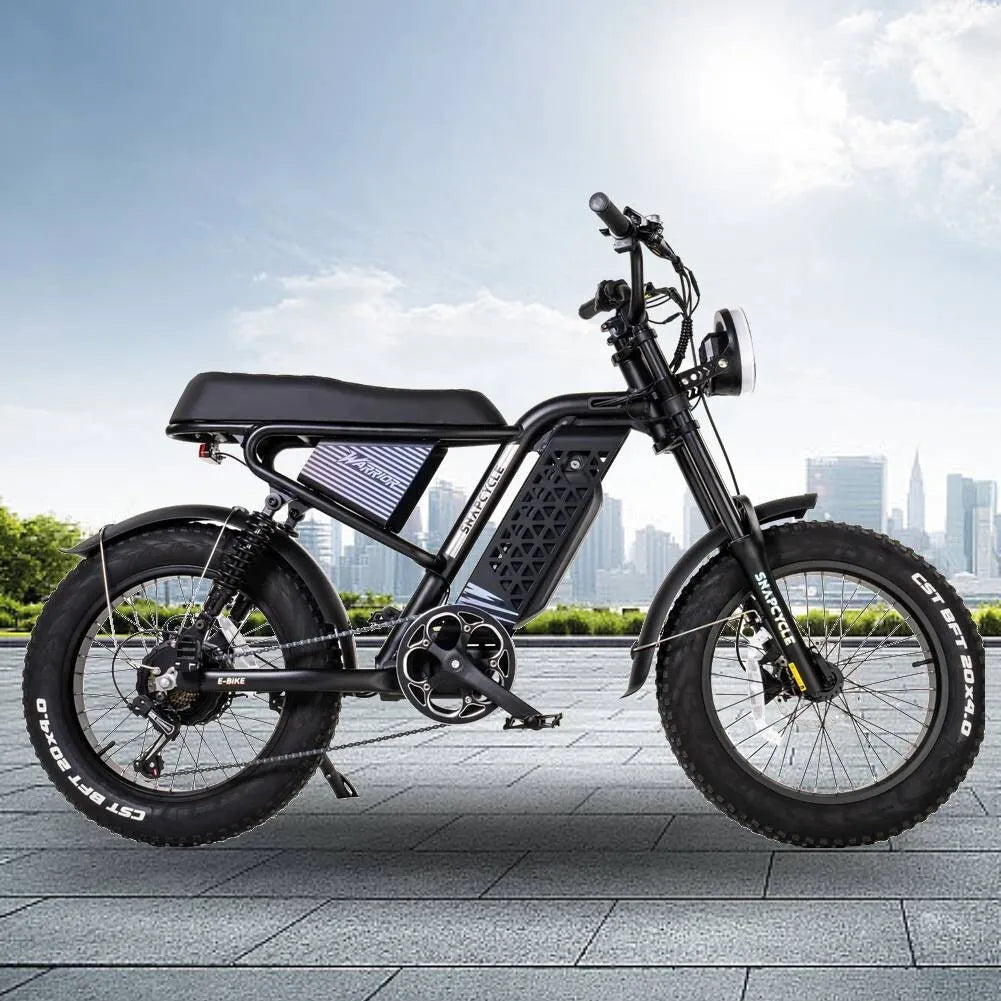 New  20" 750W 48V Electric Bike Mountain Bicycle FatTire E-bike for Adult