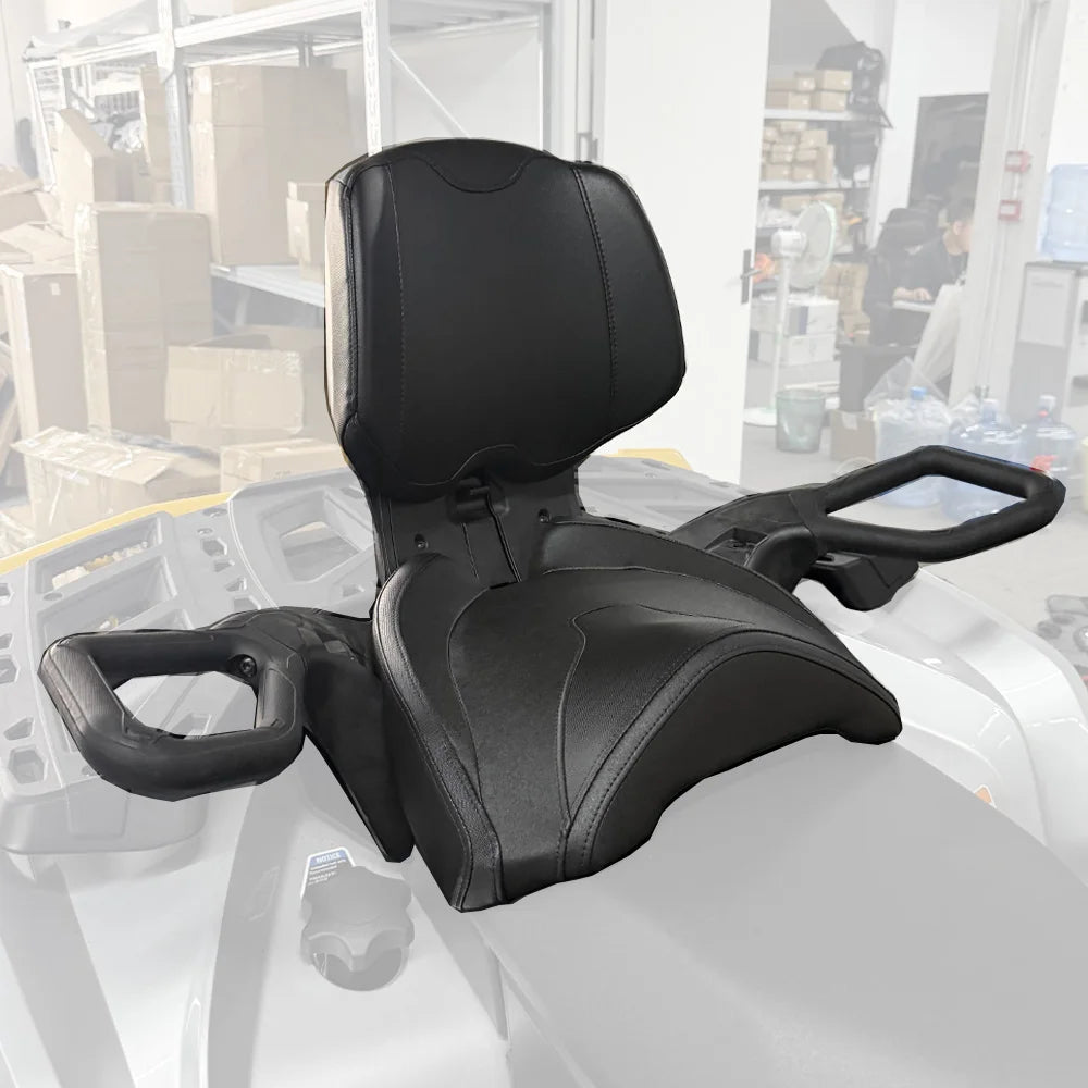 KEMIMOTO ATV Passenger Seat Kit Compatible with Can Am Outlander L MAX  450 500 570 Outlander 500 570 650 800 G2 G2L #715002373