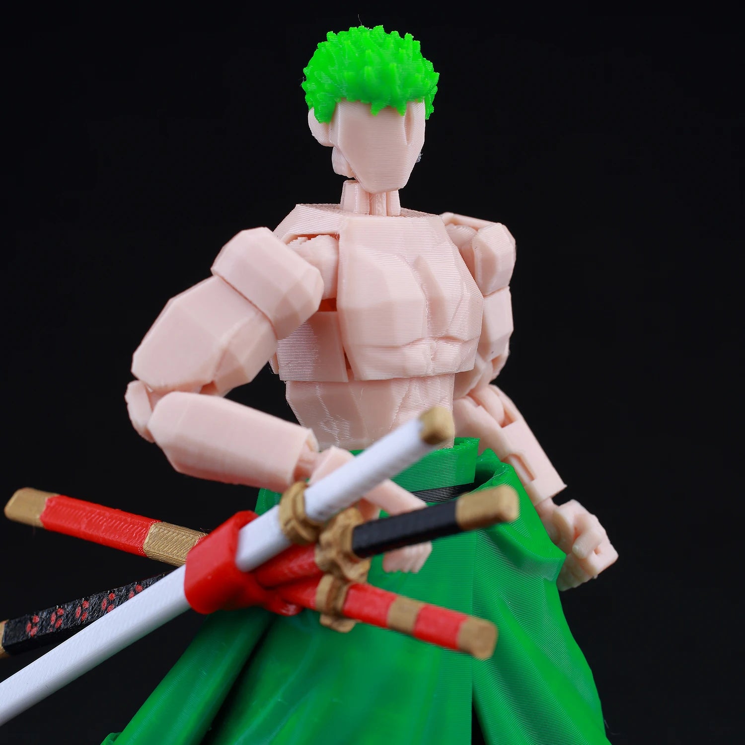 9L3D Printed Anime One Piece Naruto Demon Slayer Dummy13 Lucky T13 Movable Shapeshift Action Figures Mannequin Toys Collectors