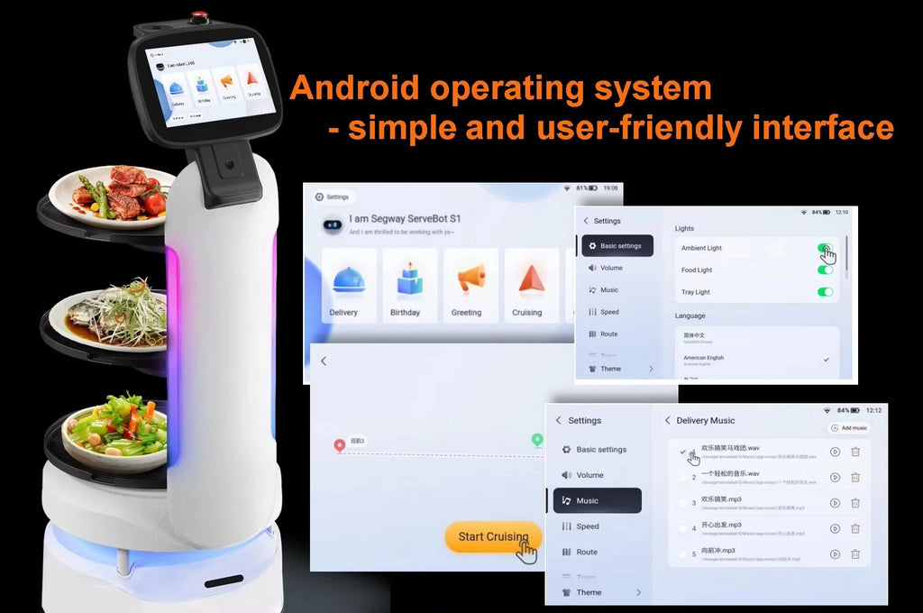 Humanoid Robot for Restaurants AI Driven Food Delivery and Waiter Service