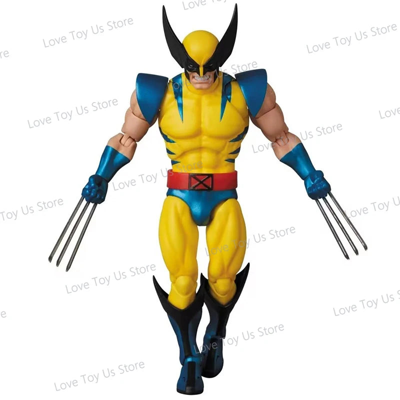 Original Ct Toys Wolverine Action Figure Deadpool Mafex 096 Figure Mafex 138 X Men Comic Version Figurine Collection Model Toys