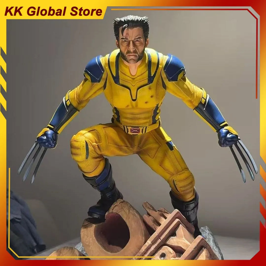 50cm New Anime Figure Wolverine Peripheral Resin Model Scene Collect Statue Desktop Decoration Ornaments Birthday Gifts Toys