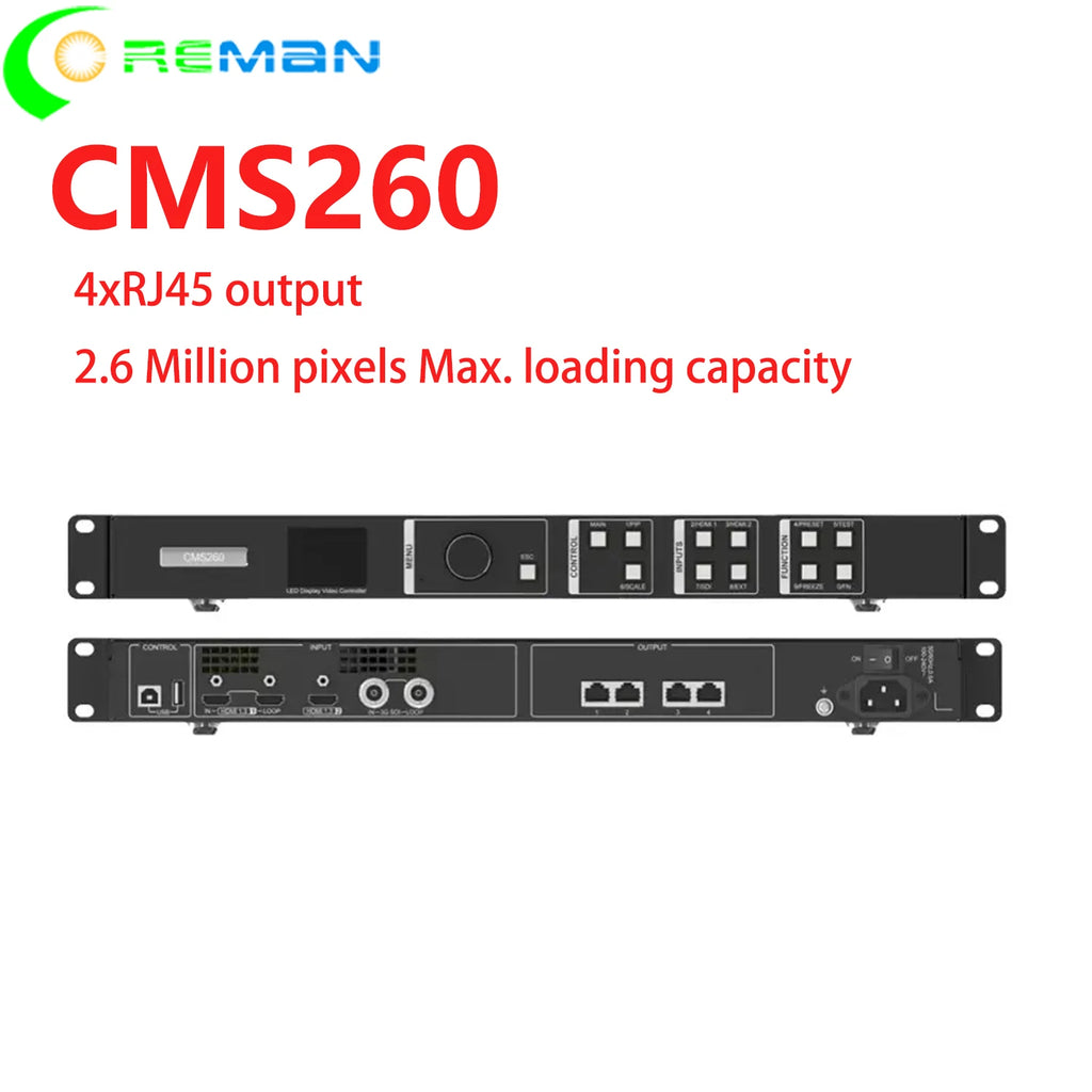 LED video wall Video Processor Novastar CMS260 All-in-one led controller with Four Network Ports to replace VX400S-N