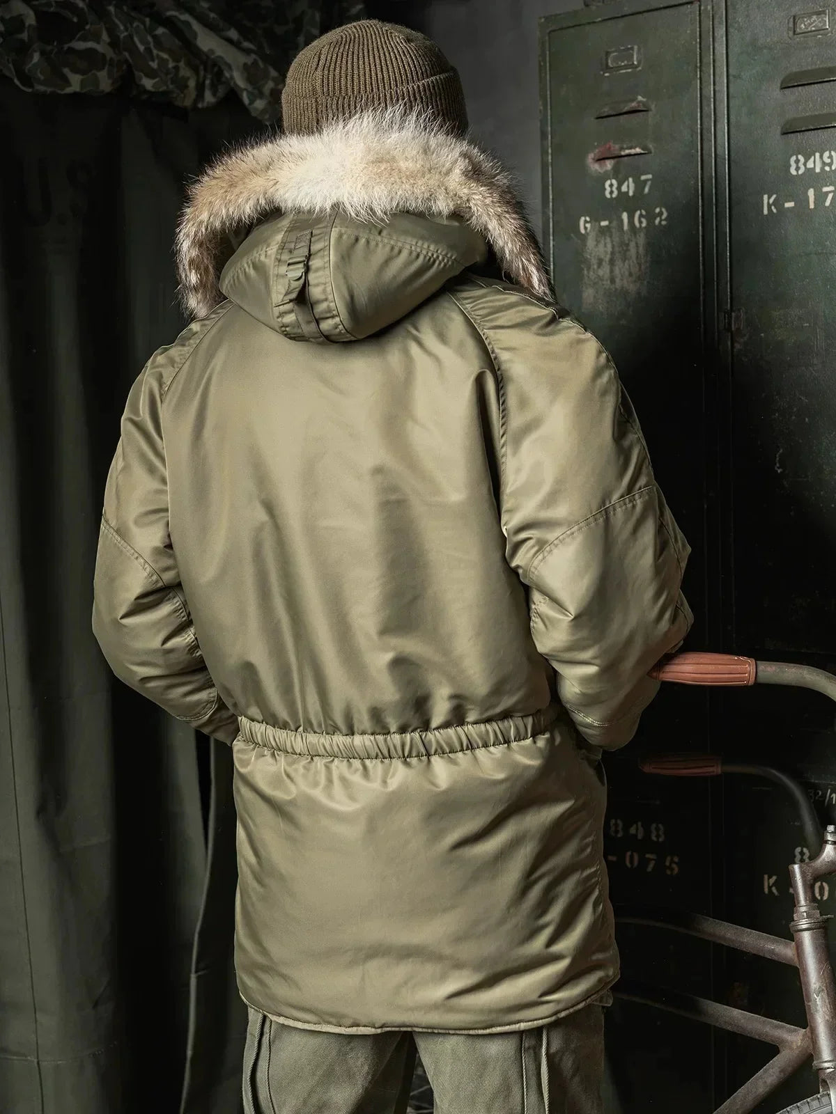 Rugged Bronso Type 2026 N-3 Snorkel Parka Real Fur Collar Heavy Duty Long Bomber Jacket N3B 2026ss design