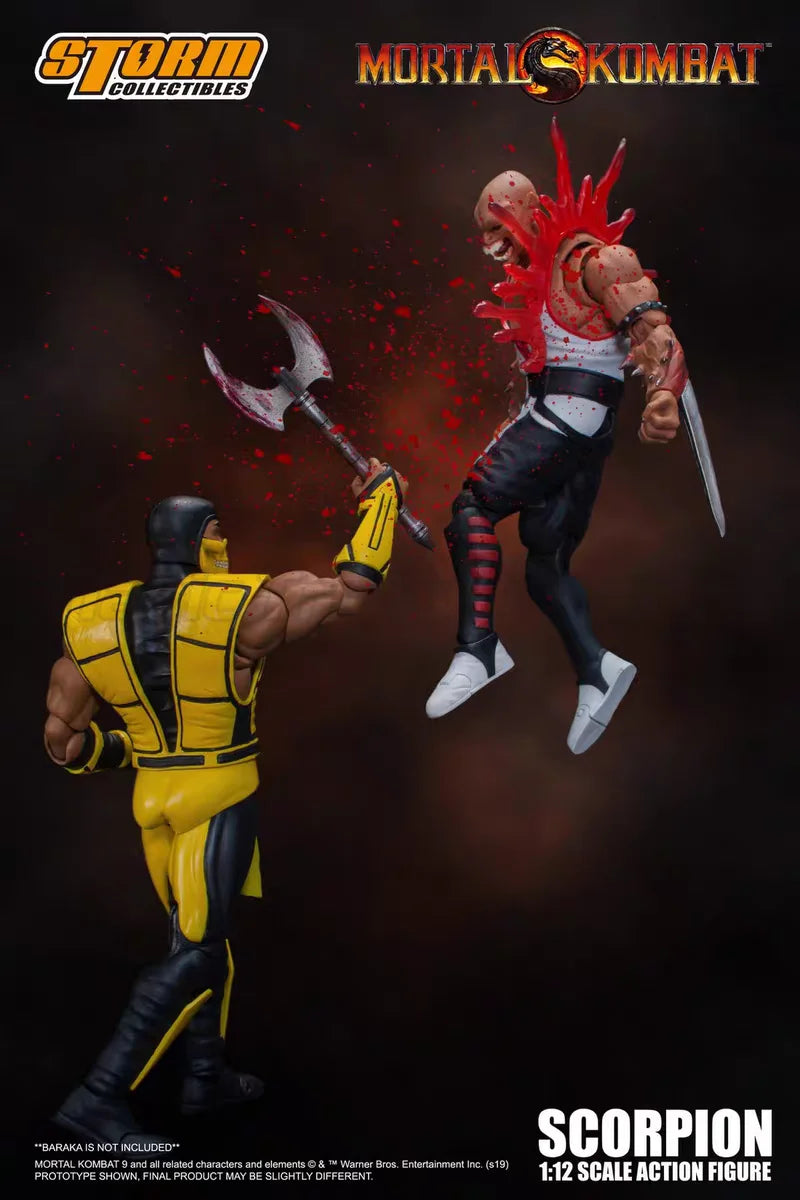 【MT】Storm Collectibles Mortal Kombat SCORPION Yellow Ninja Regular Version 1/12 Action Figure Toy Collection