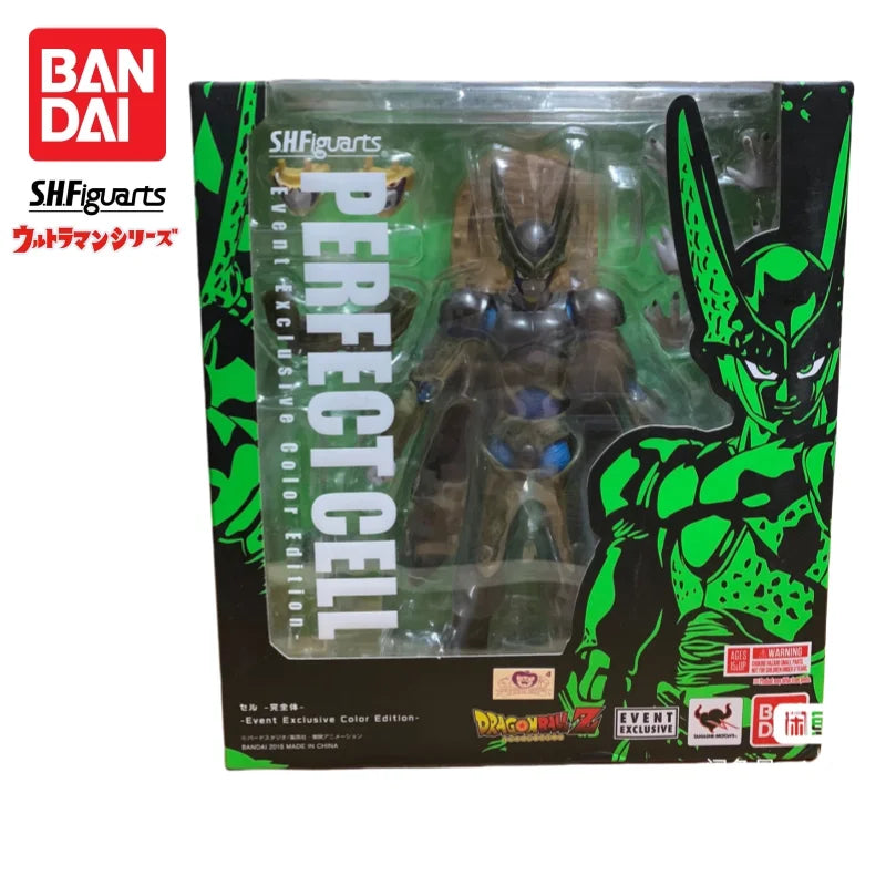 In Stock Bandai S H Figuarts Original Dragon Ball Cell Doll Brand New Boxed Action Figure Anime Characters Model Garage