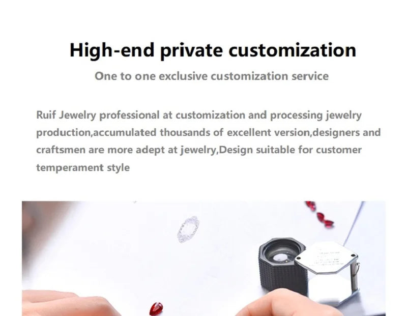 Ruif Customize 18K Gold about 5ct Emerald Cut CVD Lab Grown Diamond Ring Wedding Engagement Cocktail Men finger Fine Jewelry