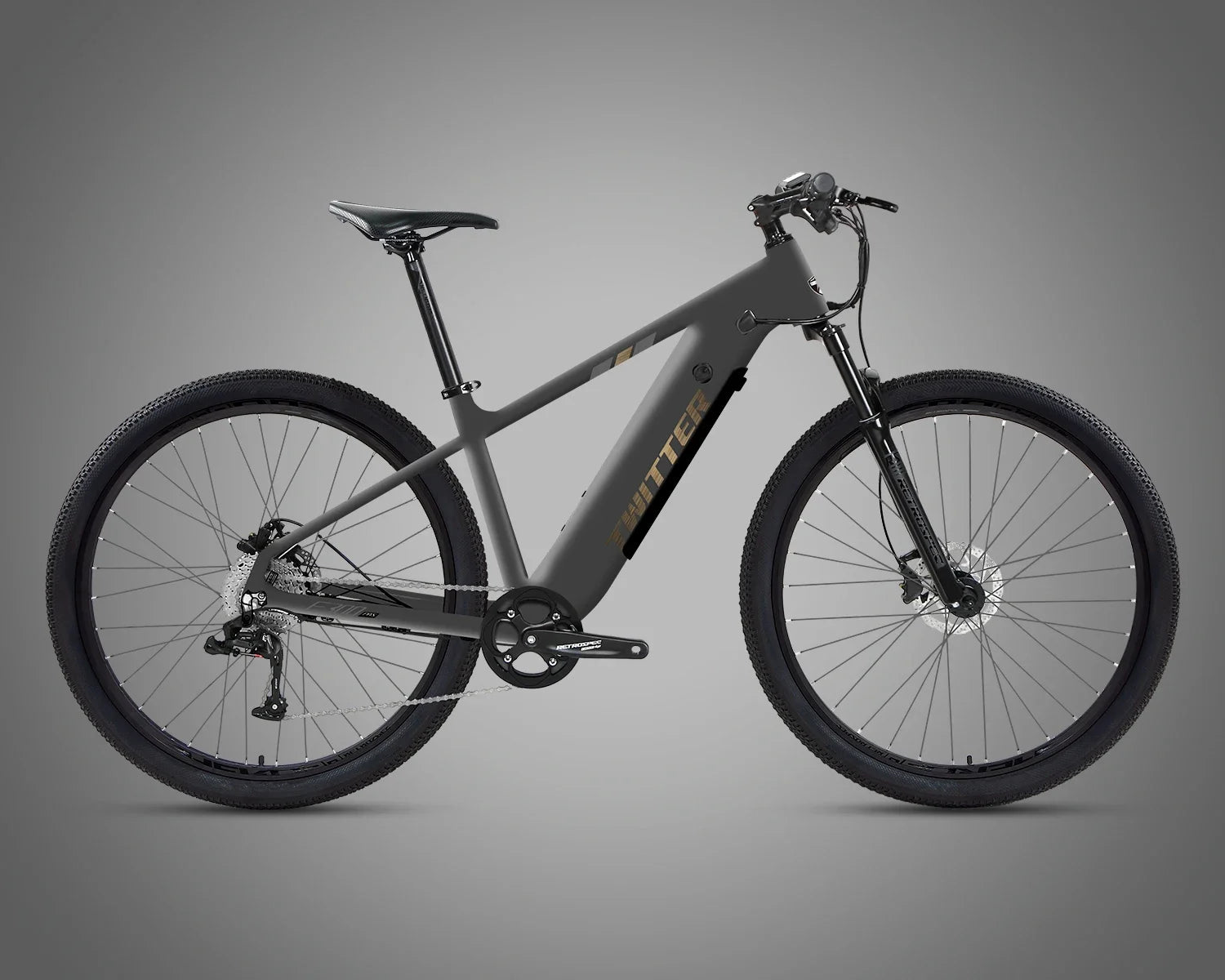 TWITTER E300 27.5/29in 48V500W13A resistive force bike 624Wh mountain e-bike with power-off hydraulic brakes electric bicycle