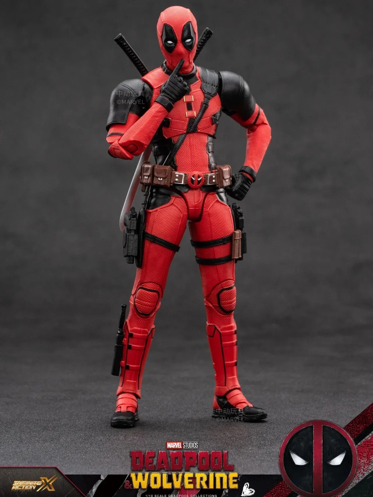 2025 Deadpool & Wolverine Movie SHFiguarts Action Figure 1/10 ZD Original X-Men Dogpool Model