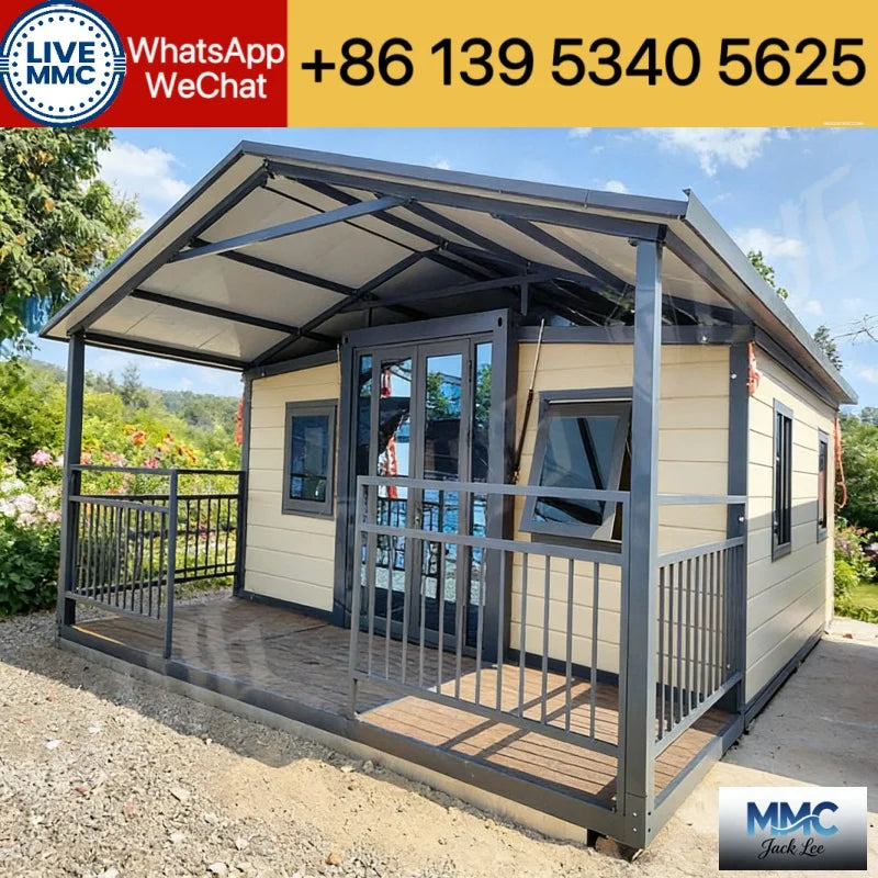20ft Folding Capsule Cabin Multi-Bedroom Prefabricated House Customized Long-Life Luxury Mobile Container