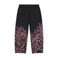 Y2K Harajuku Jeans new Dragon Embroidery high quality jeans 2000s Gothic Vintage Hip Hop streetwear denim fabric wide leg pants