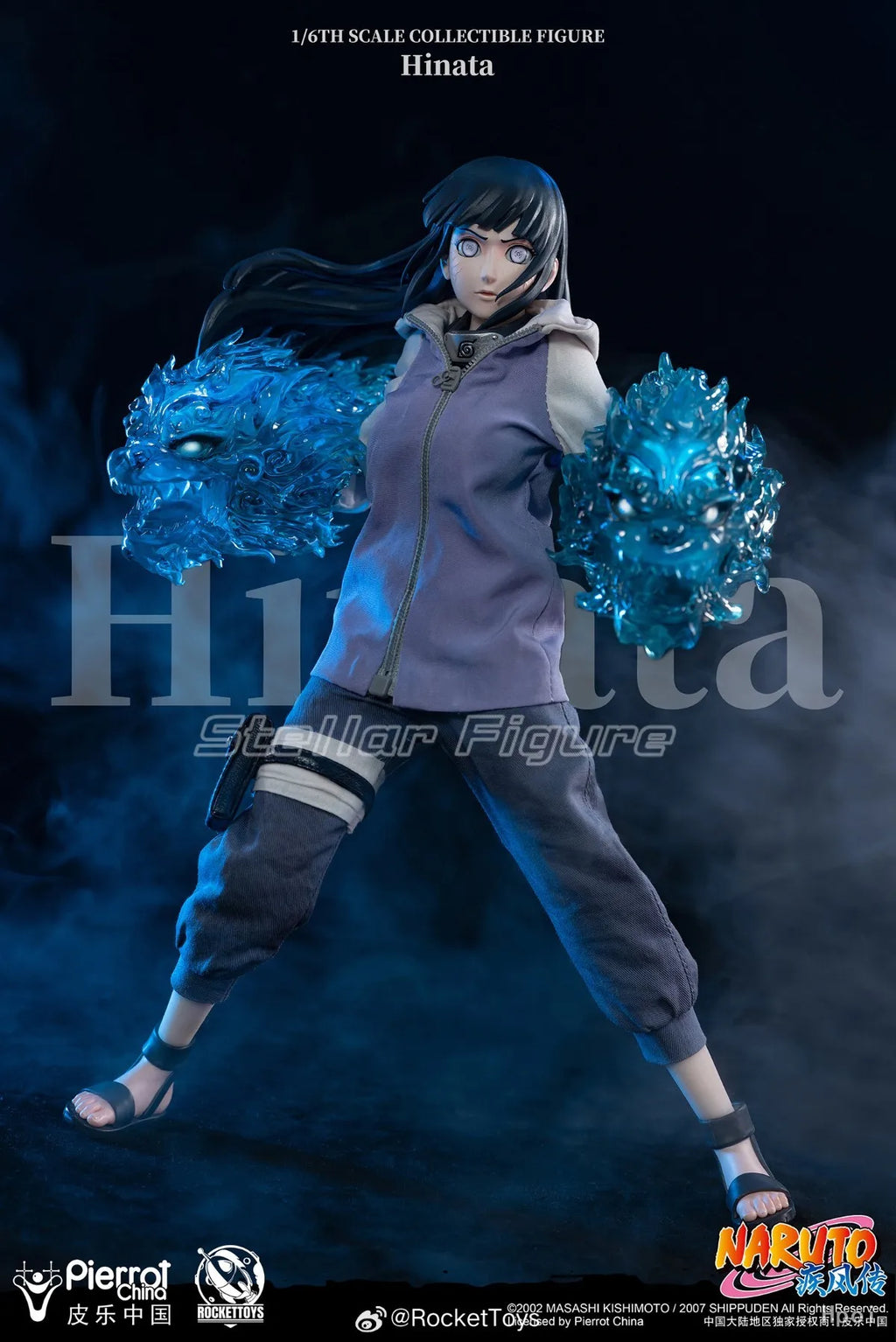 【SF】In Stock RocketToys NARUTO Shippuden Hyuuga Hinata 1/6 Scale Collection Model Figures Anime