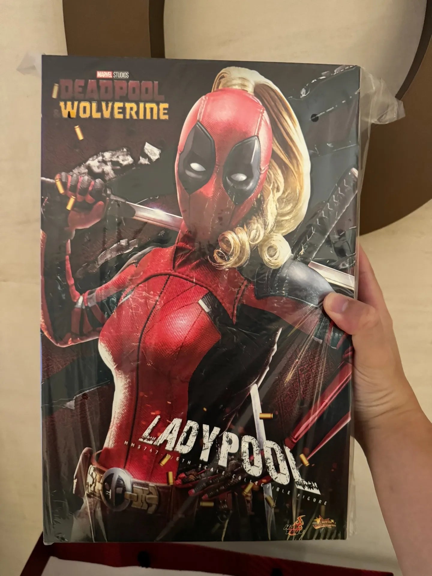 In Stock HOT TOYS Ladypool Deadpool 1/6 Movability Model Toys Collect MMS747 Deadpool & Wolverine HT Ladypool