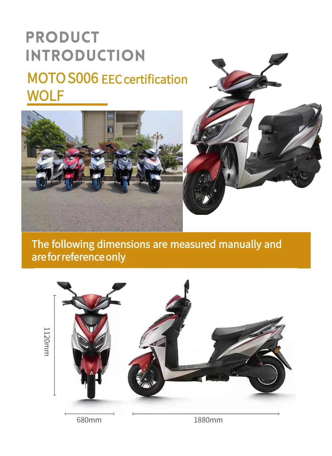 Hot Selling EEC Certified Scooter Electric Motorcycle Popular Adult Bike Racing Model Fashionable and High Demand