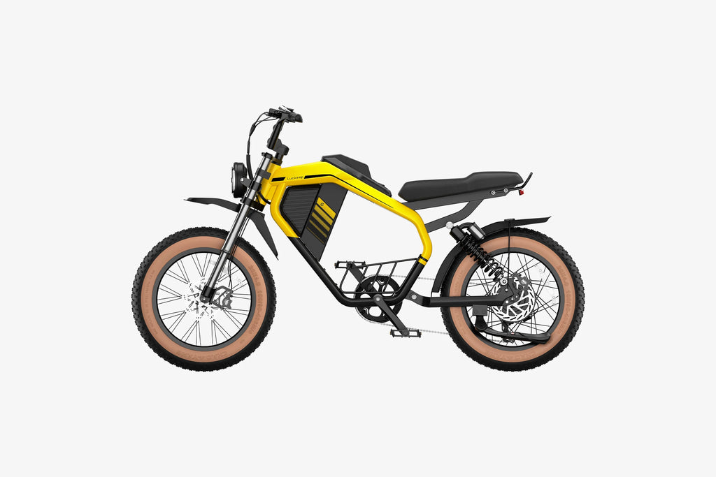 E-Bike 1500W Motor 52V20AH All-terrain Fully Suspended Off-road Motorcycle Electric Bike 20*4.0-inch Fat Tire  Electric Bicycle