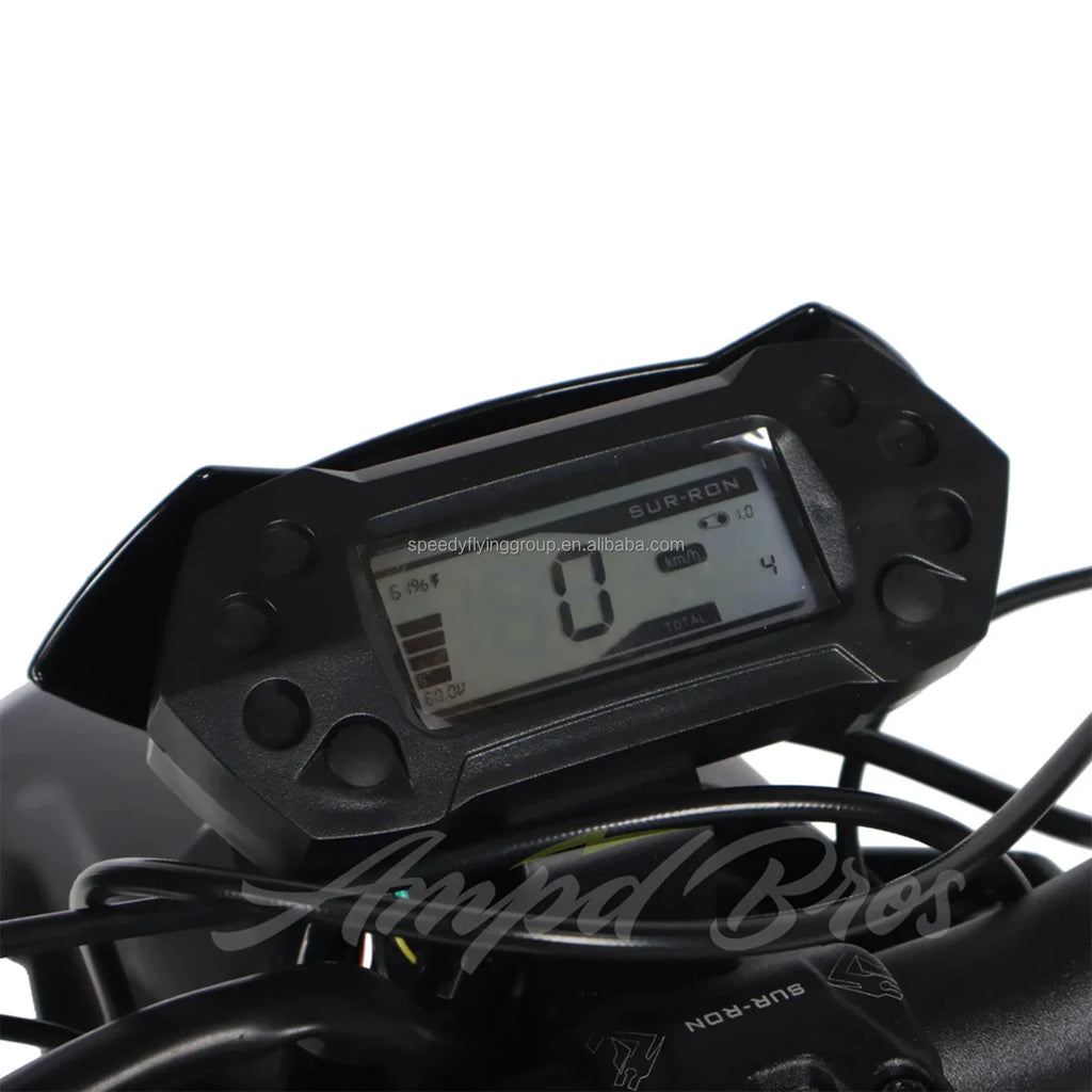 2024 Electric Dirt Bike 60v 6000w Middrive Ebike 40Ah 21700 Removable KKE Suspension Electric Motorcycle Road Legal
