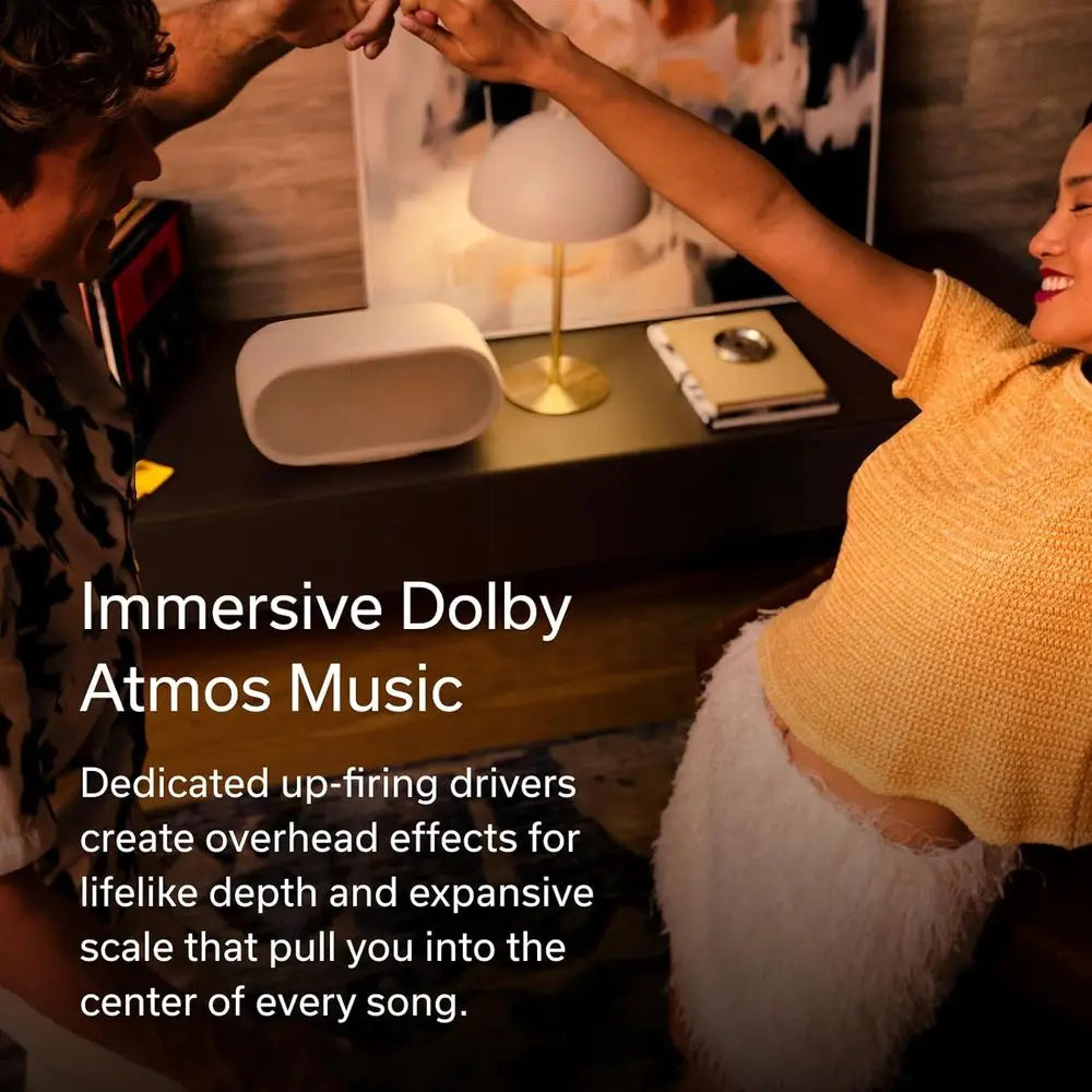Home 600 Home Speaker, WirelSpeaker with 8-Driver Array & 3D Dolby Aos Music, HBuilt-in Multiroom Control, Wi-Wi, Bluetooth, Hom