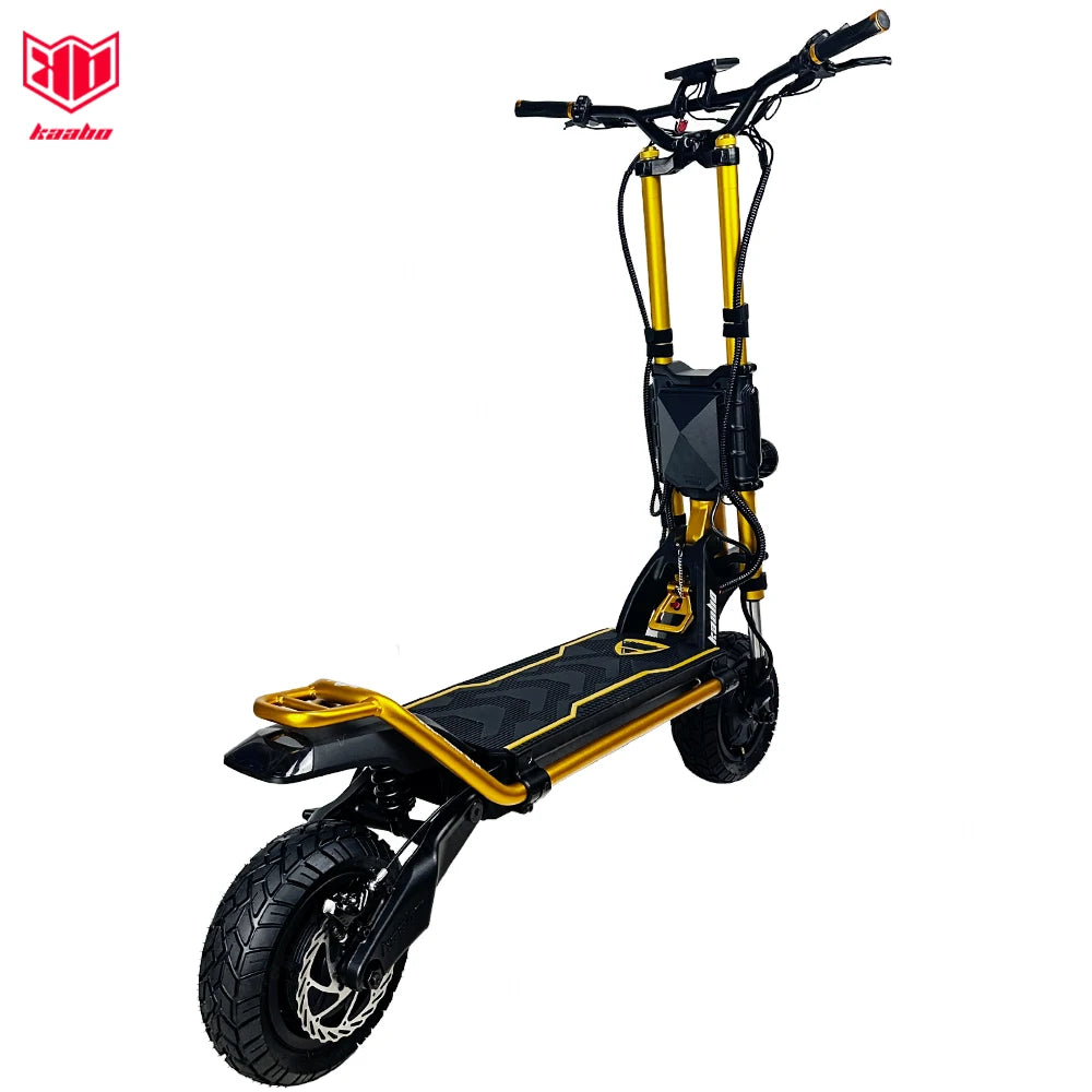 Kaabo Wolf King GTR Max 72V 40Ah 2*2000W Dual Motor Top Speed 105km/h TFT Display IPX7 4Piston Hydraulic Brake Electric Scooter