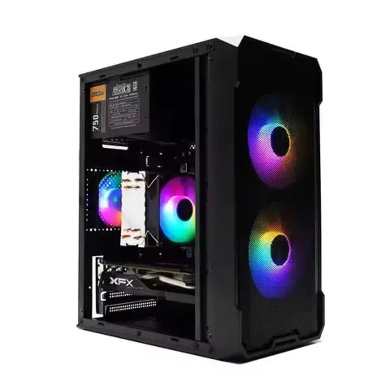 Prebuilt Wholesale Build Desktop Gamer Pc 10th-Gen I5 + RTX 2060 + 500G SSD RGB Gaming Case