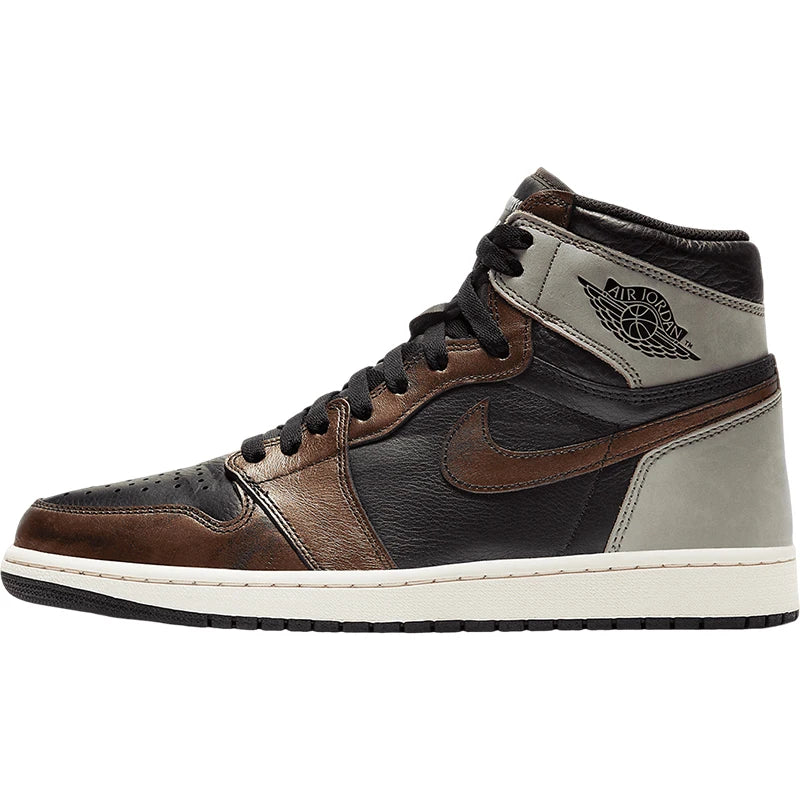 Nike Authentic AIR JORDAN 1 Men's High-Top Basketball Shoes 555088-033