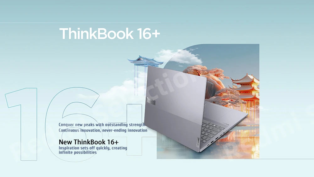 Lenovo Laptop ThinkBook 16+ 2024 AI Ryzen AI 9 365  RAM 32GB  1TB SSD AMD Radeon 880M 16-inch 3.2K LED 165Hz Screen Notebook Pc