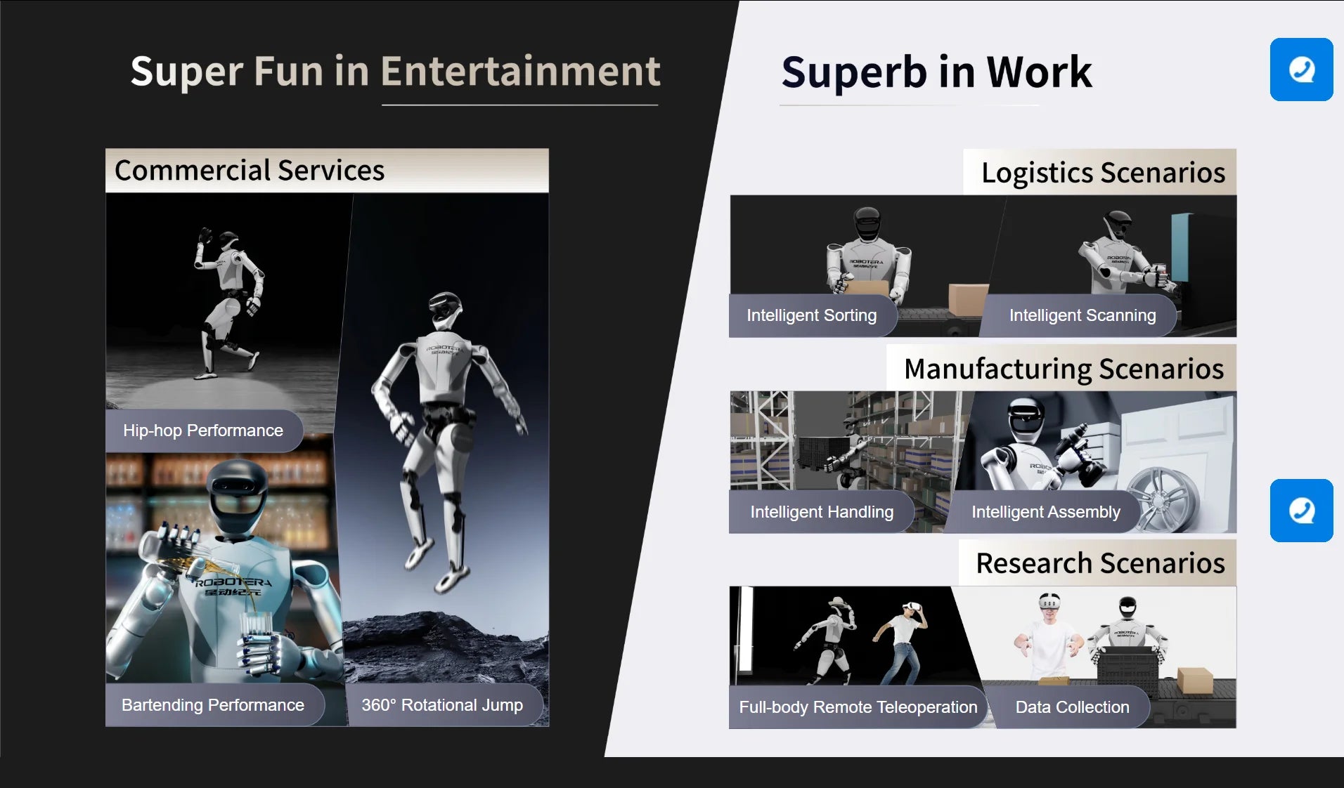 ROBOTERA L7 Full-size Bipedat Humanoid Robot