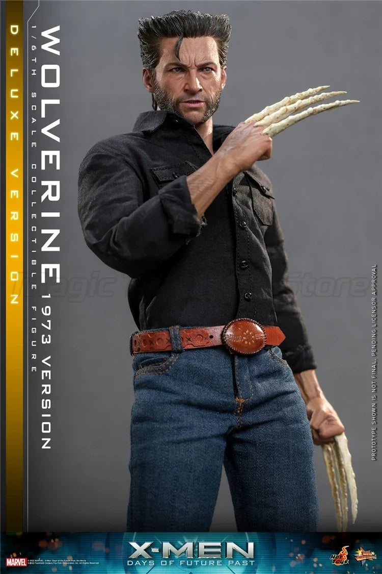 【MT】Hot Toys MMS660 Marvel  X-Men 1973 Version Wolverine Hugh Jackman Full Set Model 12In Soldier 1/6 Action Figure Movable