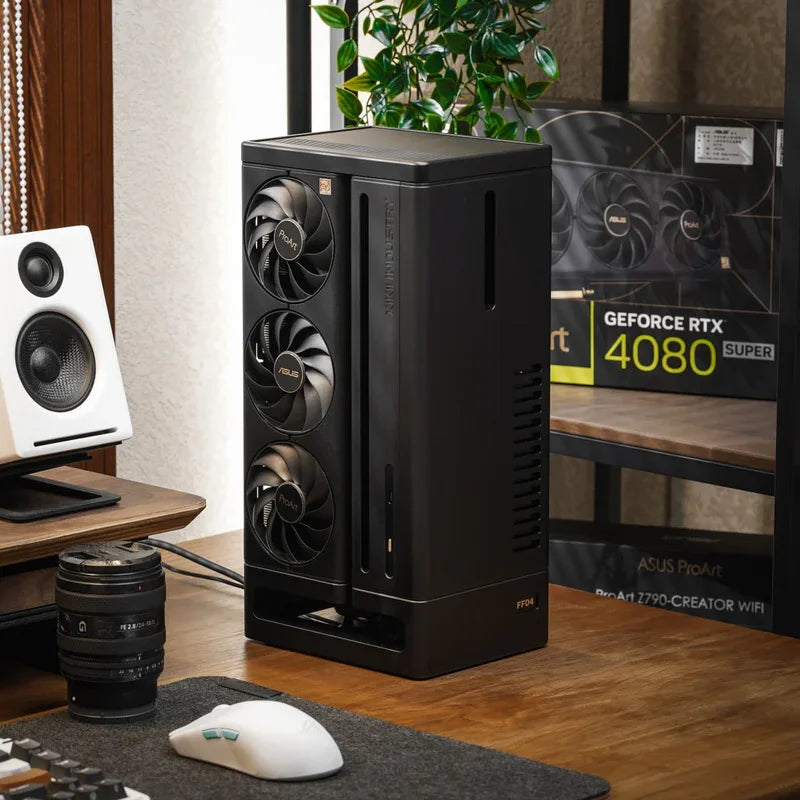 CNC ALLUMINIUM XIKII INDUSTRY ProArt FF04 ITX Gaming Case PC Vertical Under 10 Liters COMPUTER CASES ONLY