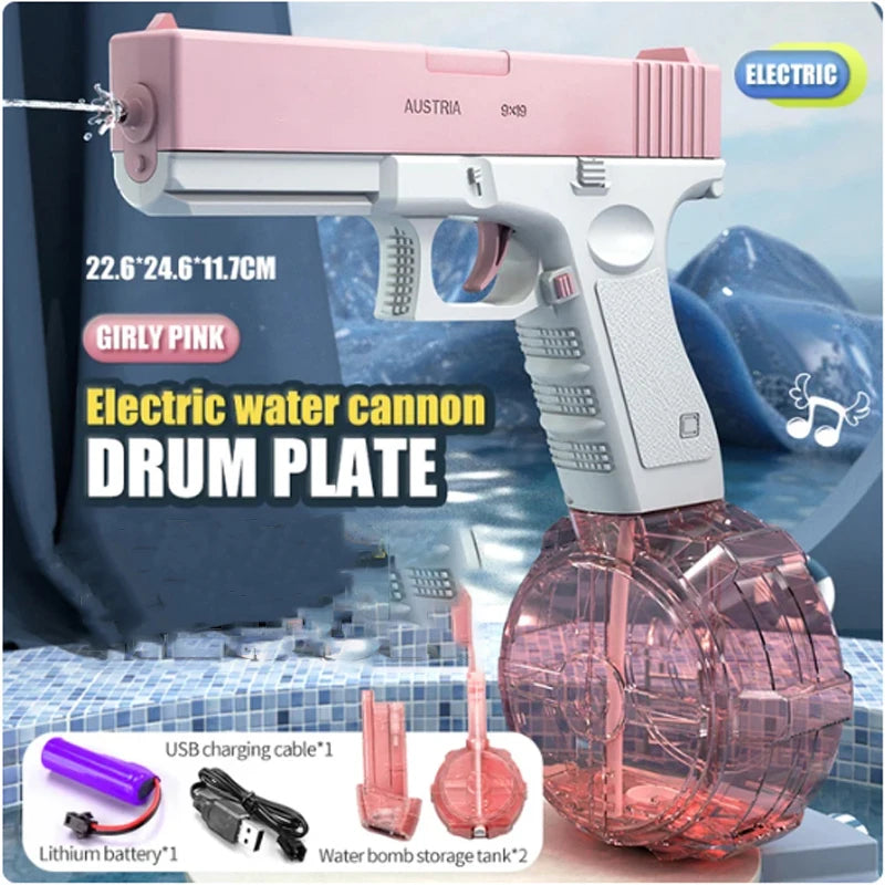 Electric Water Gun Water Spray Toys Bursts Children's High-pressure Strong Charging Energy Water Automatic Children's Toy Guns