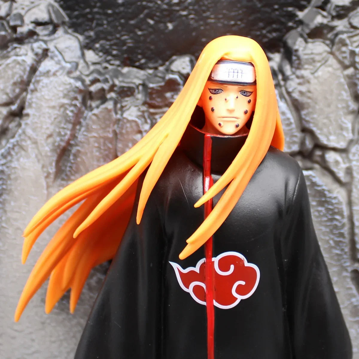 37cm Naruto Akatsuki Figure 6 Pcs/Set Uchiha Itachi Madara Konan Hidan Ninja Super Anime Scene Figurine Decoration Model Toys