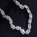 Provence Luxury Cuban Chain Link DEF/VS lab diamonds Chains 925Silver Hip Hop Necklace Street Full Iced Miami Necklace Custom