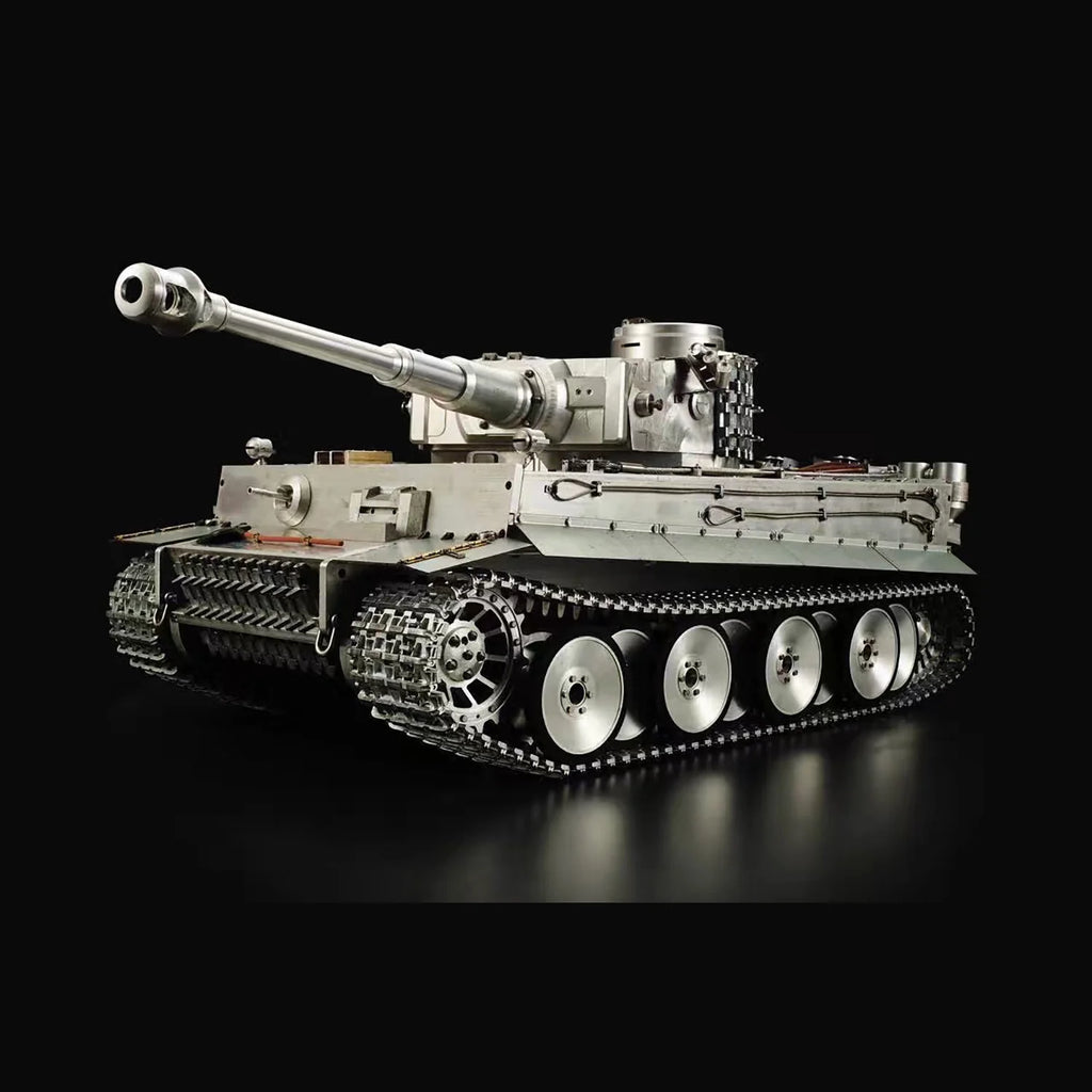 Heng Long 1/6 Full Metal Giant German Tiger I RTR RC Tank 3818 Barrel Recoil BB Shooting Battery Armored Vehicel Toys Panzer
