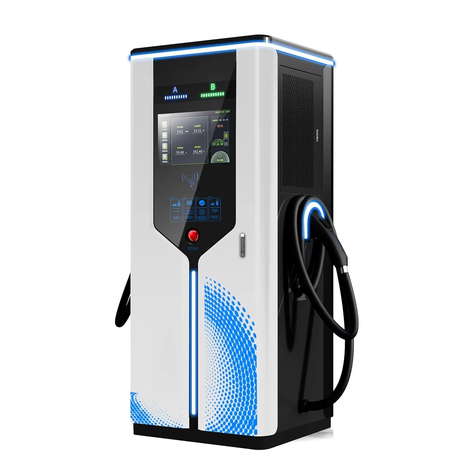 Commercial  180kw Fixed  Installation Public  EV Charger Electrical Vehicle  Ev Dc Fast Charger Electric Car Charging Station