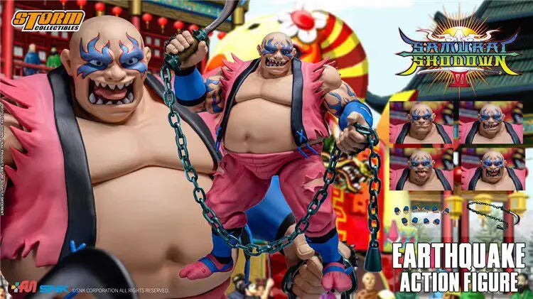 In Stock Storm Toys Samurai Shodown VI EARTHQUAKE SNSS05 Model Anime Toy Figure Collection