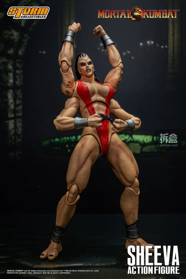 Storm Toys Genuine Mortal Kombat Series Sheeva Shao Kahn Fighting Game Collection Standard Version 1/12 Action Figures Model Toy