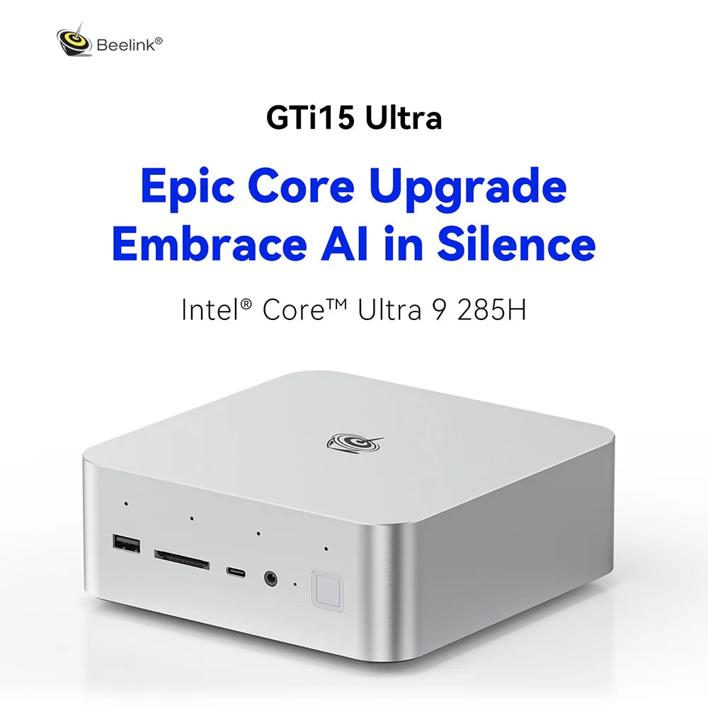 Beelink GTi14 GTi15 Powerful AI PC Intel Ultra9 185H 285H GTi13 i9 13900HK 32G DDR5 1T NVME SSD Desktop Computer Mini Gaming PC