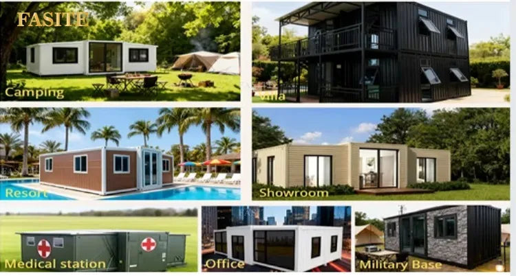 20ft 40ft 2 3 Bedroom Prefab Shipping Container Homes Prebuilt Container House Eco Friendly Solar Powered Compact Customizable