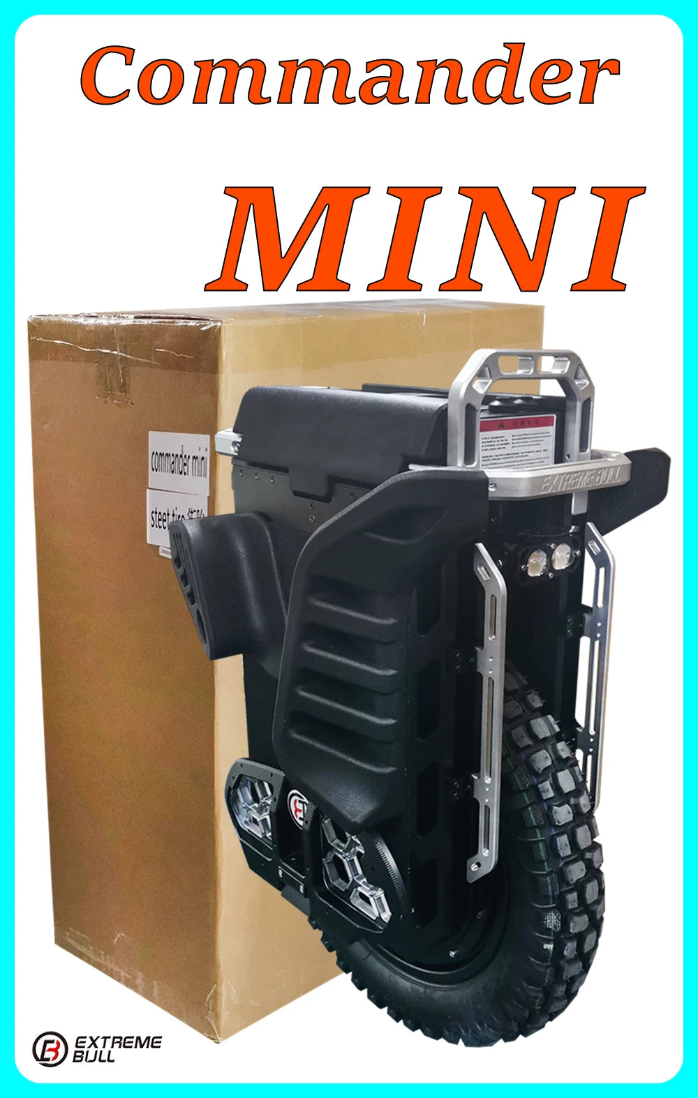 Begode EXTREME BULL Commander Mini 50E 50S Electric Unicycle 16inth 2400wh 134v 35kg EUC Wheel Super Endurance