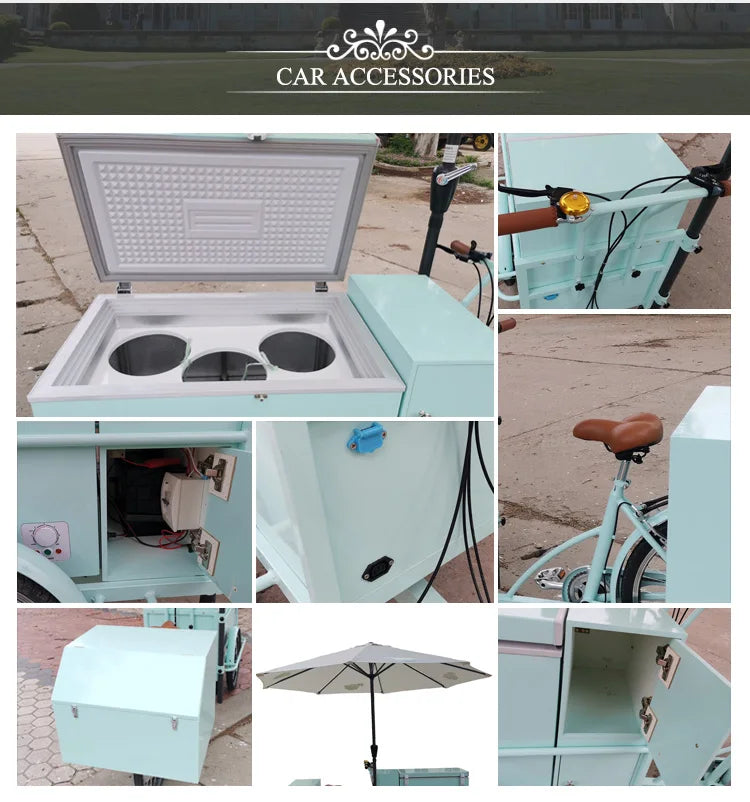 Electric Food Truck Street Ice Cream Fast Food Mobile Truck Designed With Advanced Technology